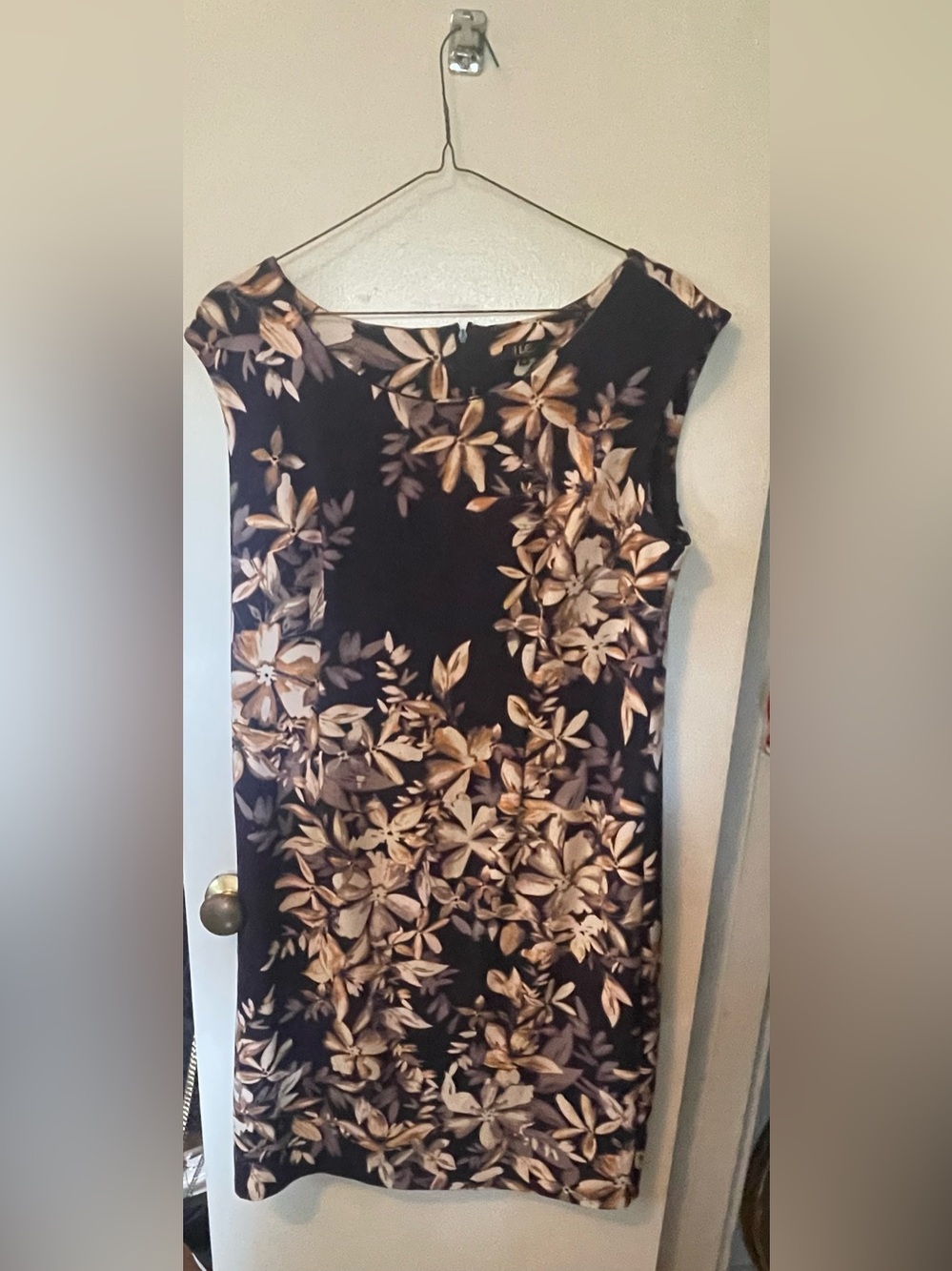 ILE Floral Sheath Dress